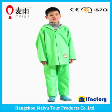 kids nylon outdoor rain jacket rainsuit raincoat
