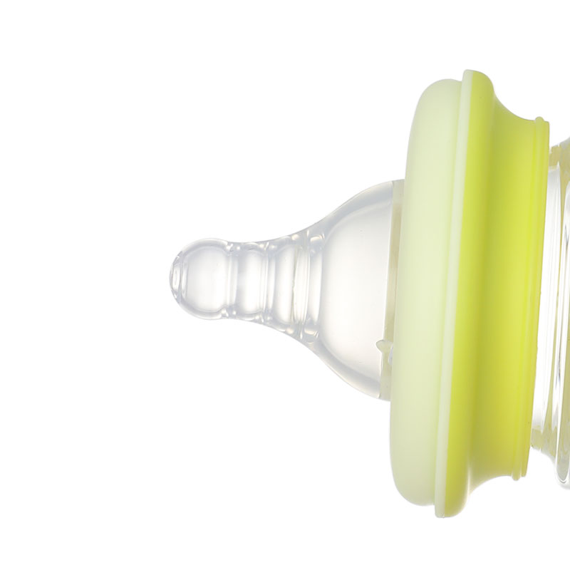 Cute Anti Colic Wide Neck Baby Feeding Glass Bottles Baby Feeder Bottle