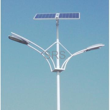 Solar Street Lamp, 130-140lm/W, Waterproof Battery, Patent Controller