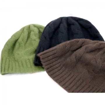 Wholesale Knitted 100% Cashmere Hat Sets