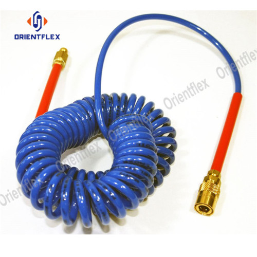 Truck air brake coil hose