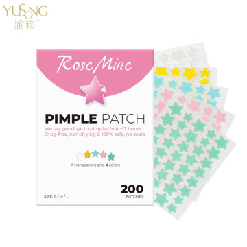 Portable Hydrocolloid Acne Patches - Clear Mark Star Acne Treatment