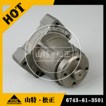 FAN DRIVE PULLY PARTS SUPPORT ASS&#39;Y 6743-61-3501