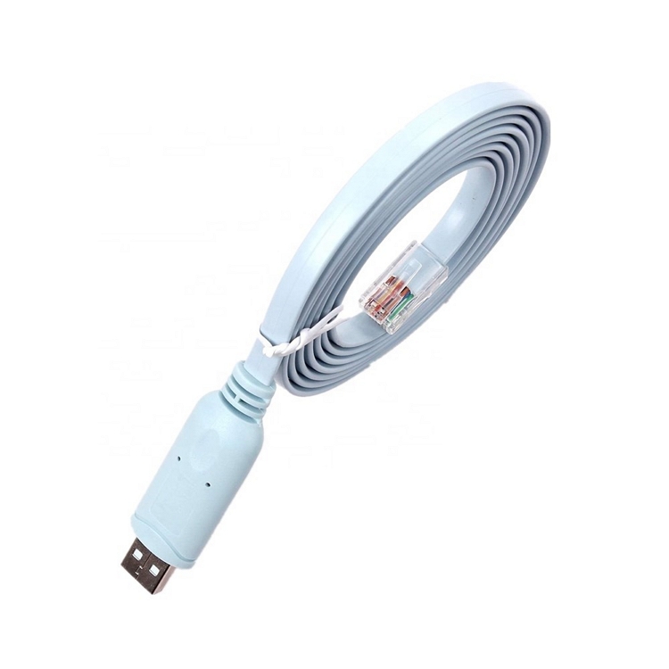 Dongguan Hot Bán cao FTDI USB đến 8P8C Cáp console USB Một nam giới cho PC và bộ định tuyến chuyển đổi RJ45 nam BF-ACCA Rohs, CE