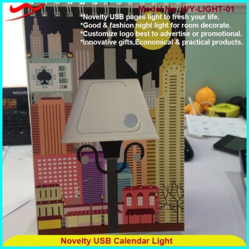 Novelty USB Calendar Light/minion 2016 novelty light