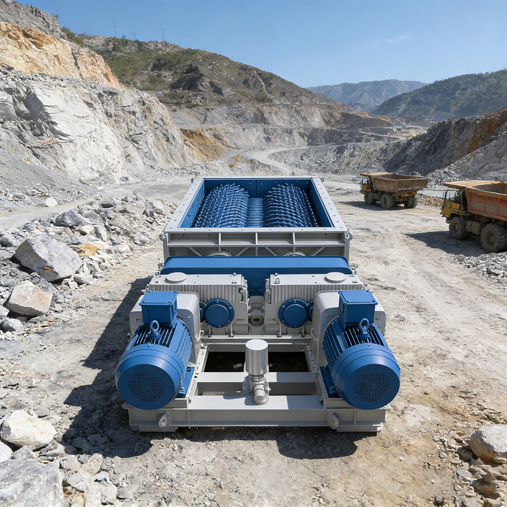 कैल्शियम कार्बोनेट क्रशिंग रोलर मशीन calcium carbonate crushing roller machine