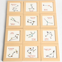 Wholesale 12 Constellations Crystal Photo Frames for Home Gifts