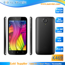 Telefono Cellulare K469 Dual SIM UMTS Quad Core Android 4.4 Mtk6582 Cell Phone