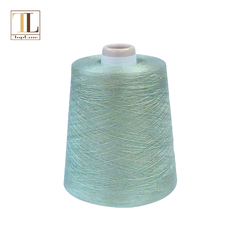 Naqshadeynta Polinester Nylon ee Lurex Yarn