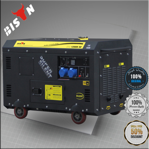 Bison China Zhejiang 10000w Generator Head 10KW Honda 3 Phase Generator Large Power Generator Diesel For Sale