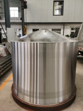 Stainless steel vertical mixing tank