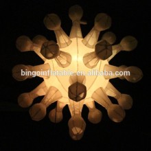 Inflatable Snowflake model decoration for show