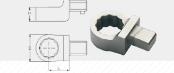 torque wrench end fitting -box end