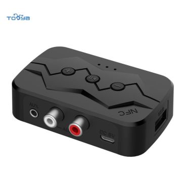 Wireless Receiver NFC Bluetooth Transmitter with TF Card and USB Support for RCA Output - Version 5.0