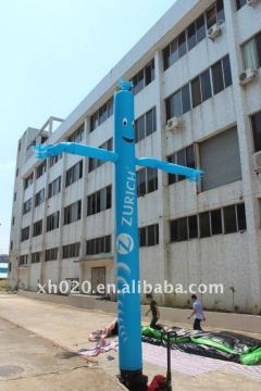 Fanshionable with digital printing blue inflatable advertising airdancer