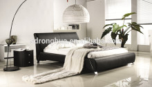 K1371 Canton European home furniture modern leather upholstered bed