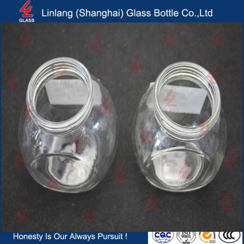 Home Decoration Glass soybean paste jar with lids