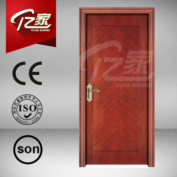 plywood door with glass design of veneer plywood door hot sale