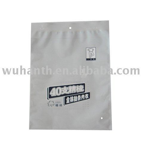 adhesive plastic bag with zipper