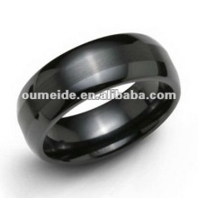 OEM/ODM Metal Ring Factory Simple Design Wedding Ring Black