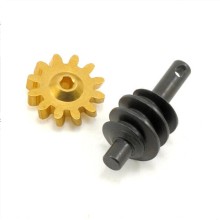 Custom Motorbike Worm Drive Gear and Pinion Shaft