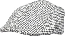 lattice fastner plain leather fashion fedora hat cap