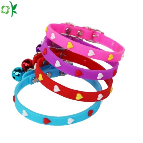 Hot Sales Silicone Heart Shape Pet Collar