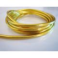 Aangepaste goud metallic elastiek koord groothandel