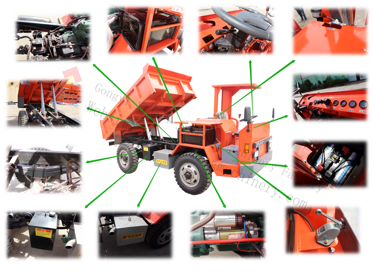 Diesel-Muldenkipper Diesel Dump Truck