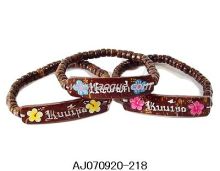 colourful wood beads bangle