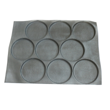 Food Grade Fiberglass Silicone Bakeware Burger Mold
