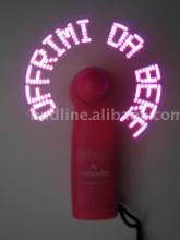 Message mini fan