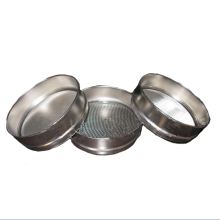 8 Inch Manual Round and Square Shape Standard Lab Soil Sand Fine Aggregate Sieve - Stainless Steel