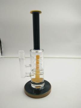 Glass Bongs with Helical Circulating Water Pipe