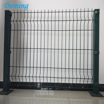 Factory PVC Coated Wire Mesh Fence with Square Post