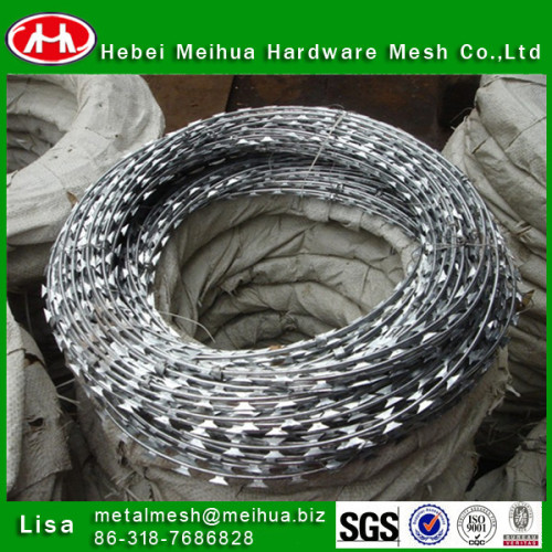 Made in China military concertina wire/low price concertina razor barbed wire for hot sale