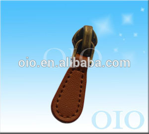 Various & High quality leather zipper puller for bag &garment