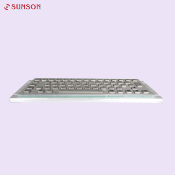 IP65 Industrial Kiosk Keyboard Metal USB Keyboard Stainless Steel Metallic Waterproof keyboard