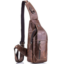 Stylish Popular Leather Men Sling Pack