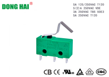 Subminiature Basic Switch Solder terminals