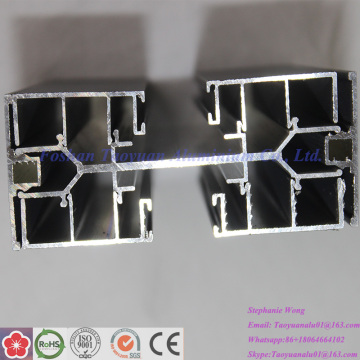 Aluminium windows frames in aluminium