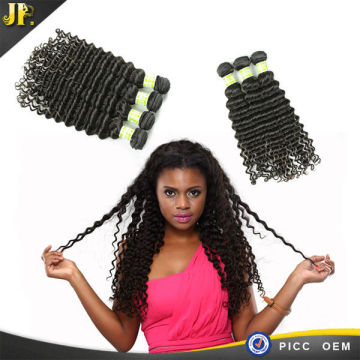 2015 JP unprocessed 100% human remy hair popular deep wave deep curl remy human hair