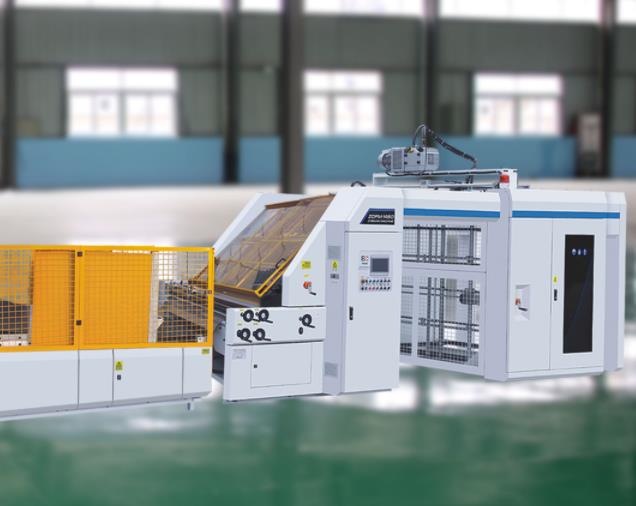 Intelligent Automatic Corrugated Paper Cardboard Sheet Flute Laminating Machine with CE shield