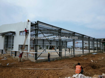 Pre engineering steel structure building