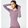 Pullover ụmụ nwanyị Hoodie Yoga Sweatshirt