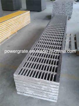 Fiberglass GRP/FRP Stair Tread, FRP Grating
