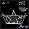 Forma de estrella barato completo ronda coronas Rhinestone