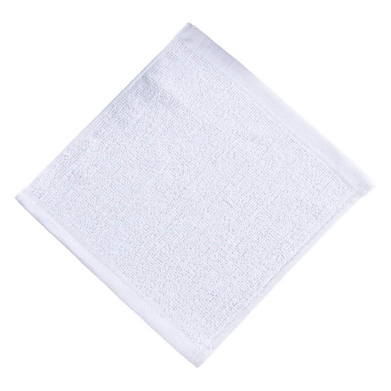 Hot sell wholesale Kindergarten pure cotton children's square towel white small towel 20*20cm household 0 with Lanyard 3pcs