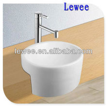 Countertop ceramic basin no-hole in bathroom price LW-036