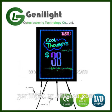 Neon Led Sign Writing Board Full Color Promotional Fluorescent Led Writing Board